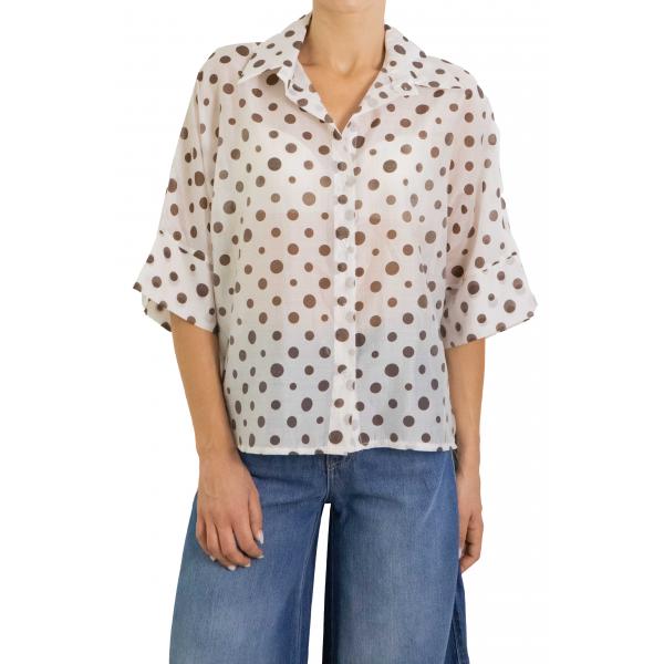 Camicia con pois